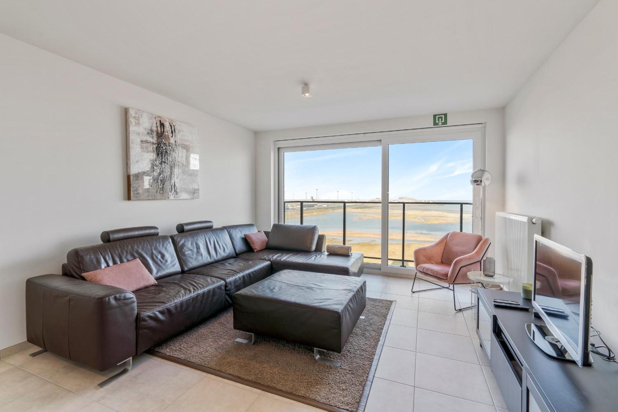 Ontspannen Aan Zee App Met Frontaal Zeezicht - 4P Knokke-Heist Exterior photo